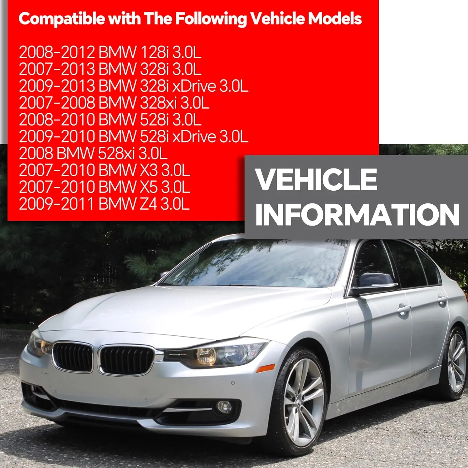 For BMW 128i 328i 528i X3 X5 Z4 E81 E82 E87 E88 E90 E91 E92 E93 2007-2013 5WK97508Z Mass Air Flow Meters Sensor New