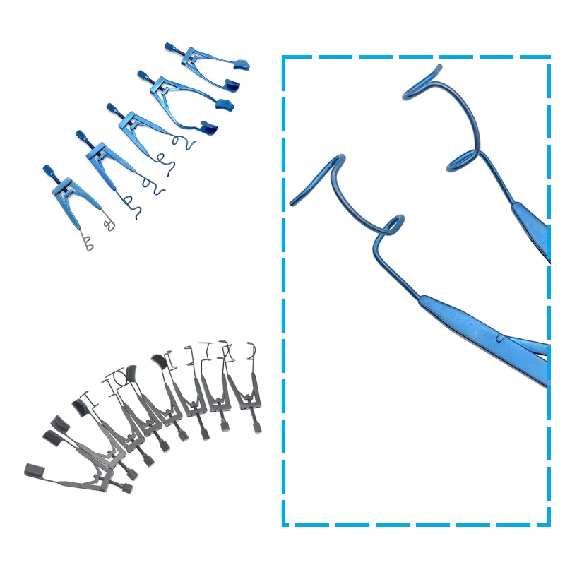Ophthalmic Lieberman Eye Speculums Adjustable Eyelid Spreader Double Eyelid Surgical Instruments