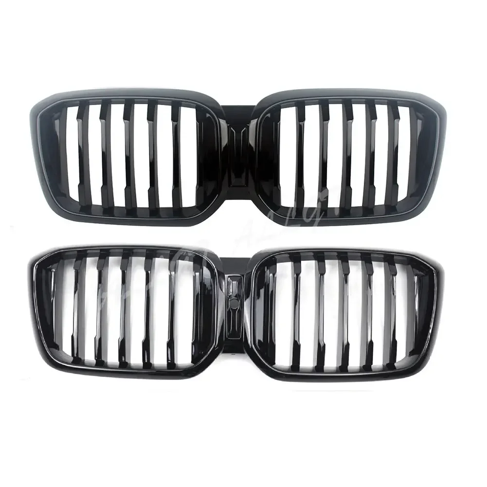 Front Center Grille Grills Meteor Grille Fit For BMW G01 G02 G08 X3 X4 LCI M40i 20i 30i X3M X4M Single Line Grille 2022+ON