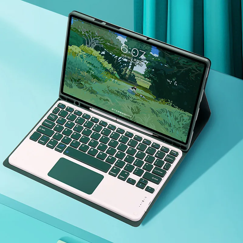 

Touch Bluetooth Teclado Case for Xiaomi Pad 7 11.2 Inch 2024 Stand Flip Keyboard Leather Cover for Xiaomi Pad 7 Keypad Shell Fun