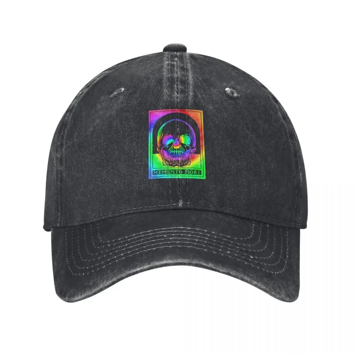 Memento Mori Skull Witchy (Tie Dye) Baseball Cap Anime Military Tactical Cap Snapback Cap Dropshipping Men's Women's