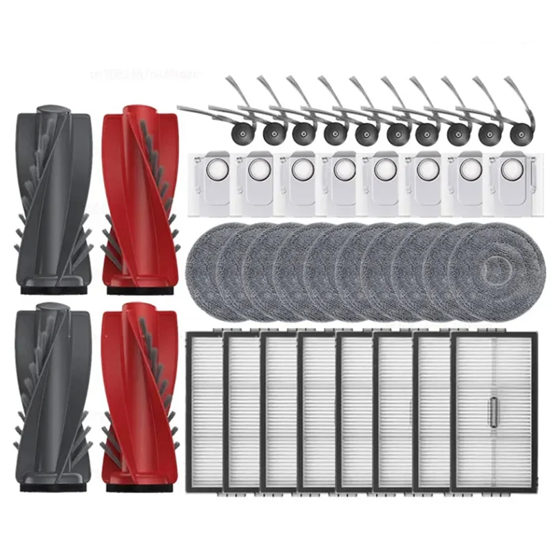 

ABKO-For Roborock S9 Maxv Slim / Qrevo Curvx Main Brush Roller Replacement Parts For Greater Durability