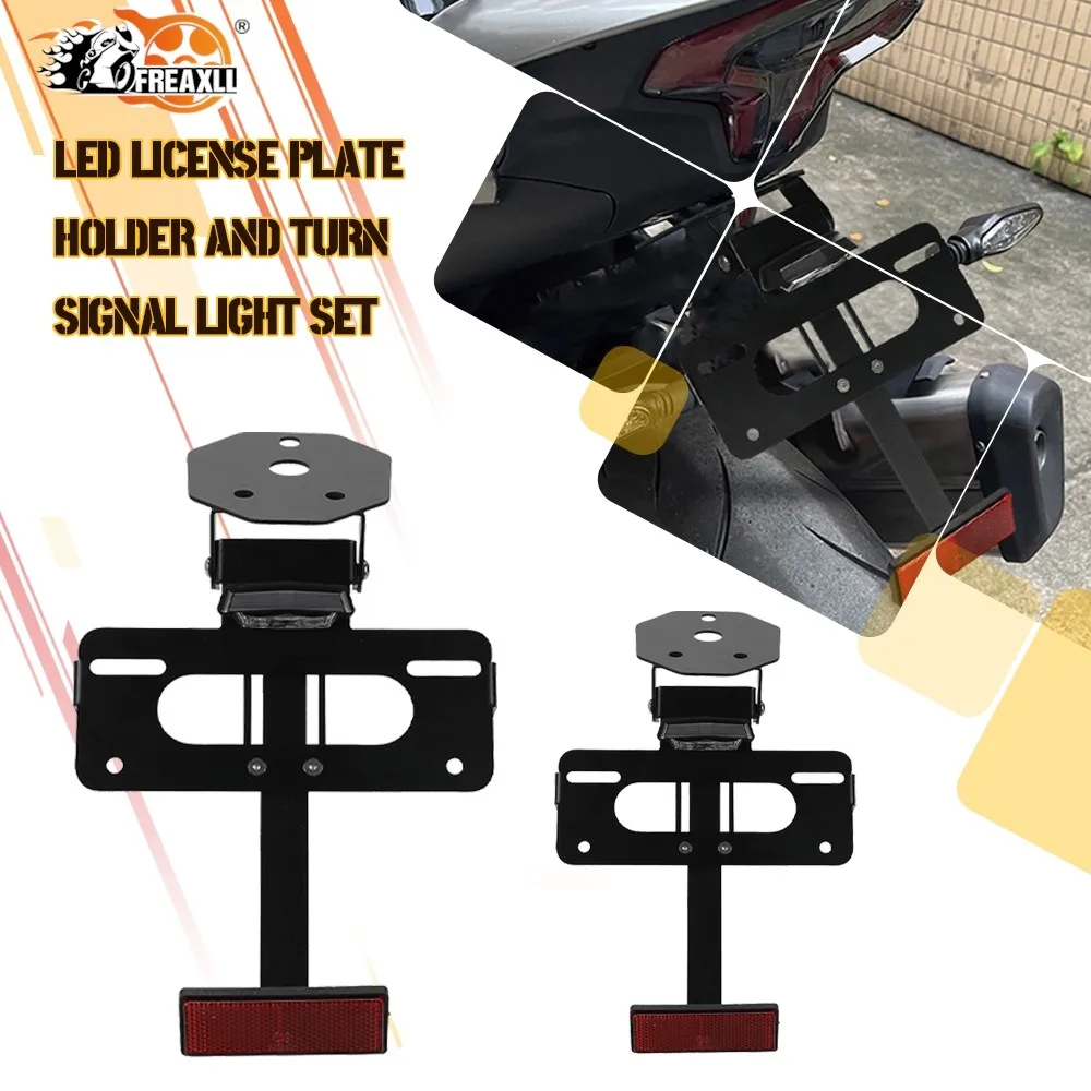 

Для CFMOTO 450NK 300SR 250SR 2022-2024 держатель номерного знака мотоцикла светодиодные указатели поворота хвостовое аккуратное крыло 2024 2023 2022