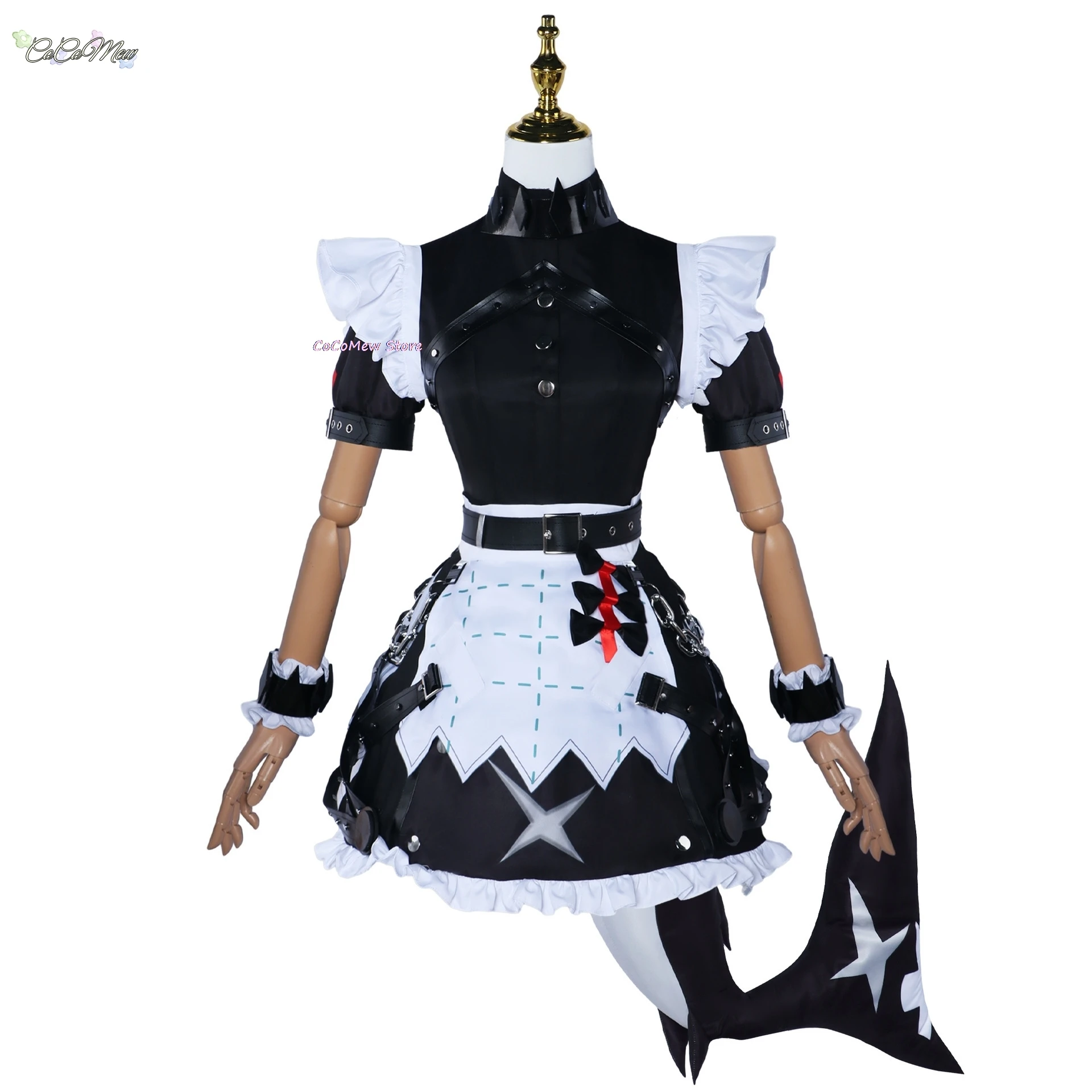 Disfraz de Zenless Zone Zero Ellen Joe para mujer, uniforme de Cosplay con Peluca de Anime, fiesta de Halloween Disfraces de, juego de mascarada, 2024