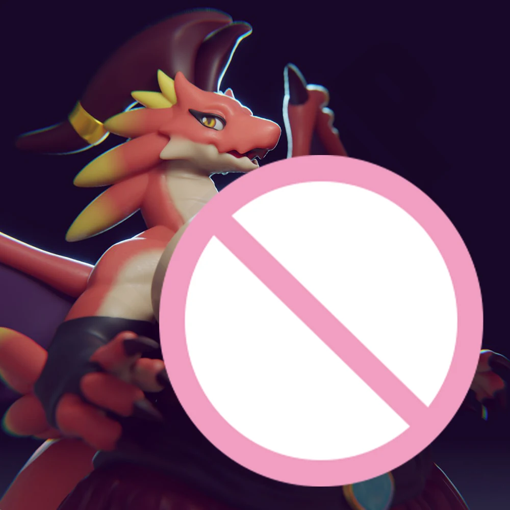 

1/24 Sexy Chunkerbuns Brunhilda Dragon NSFW Resin Model Figure Toy Craft Unassembled Miniature Reduction Statue Unpainted Kit