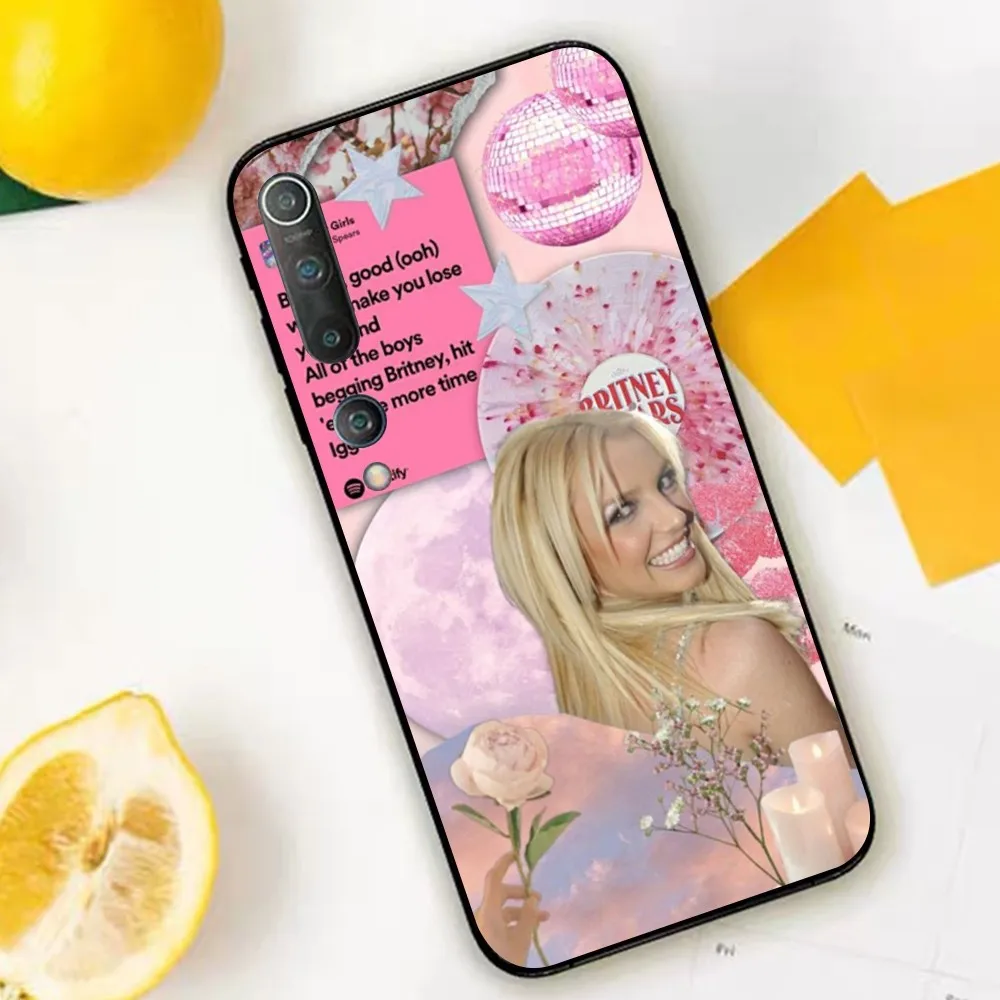 Britney Spears singer  Phone Case For Xiaomi Mi 5X 8 9 10 11 12 lite pro 10T PocoX3pro PocoM3 Note 10 pro lite