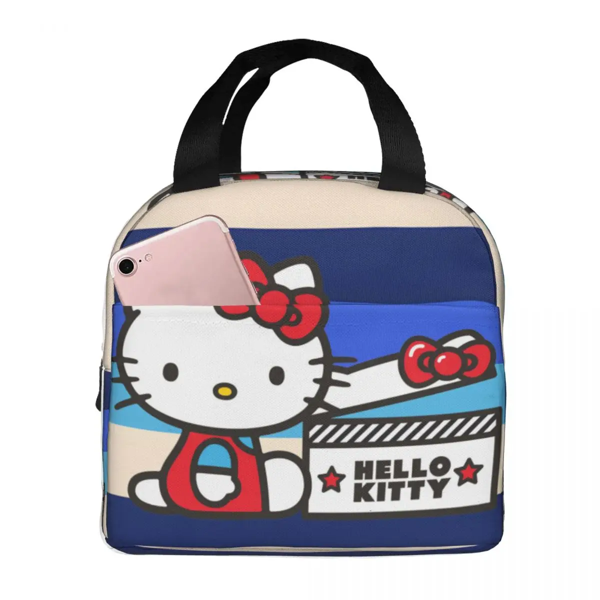 

Для детей, дорожные сумки для хранения, кулер для кошек Disney Портативный модный рюкзак Hello Kitty на молнии для улицы