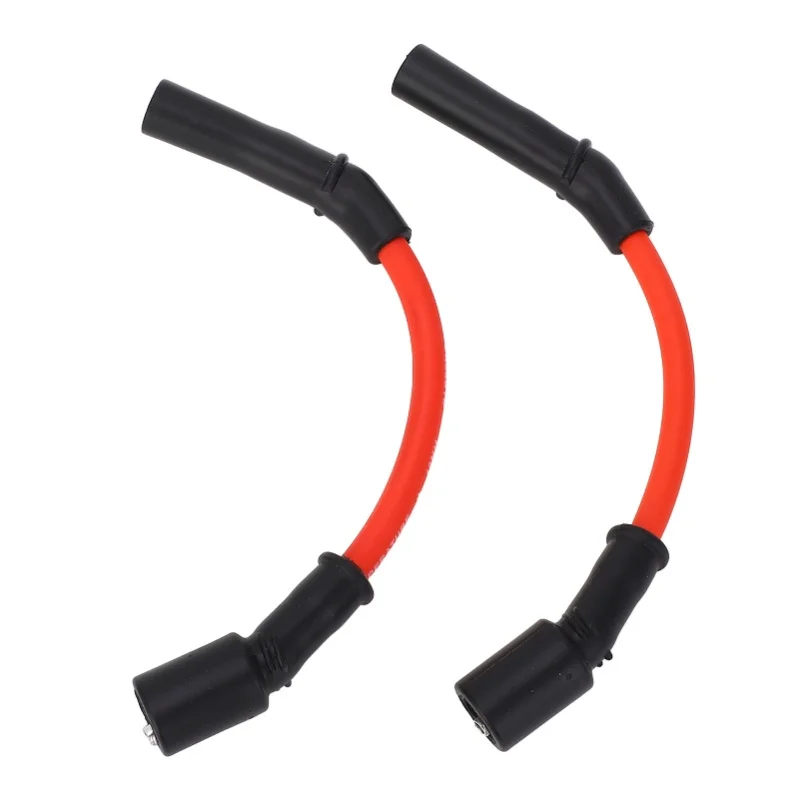 2Pcs 10.4mm Spark Plug Wire Set High Efficiency Sparking Plug Ignition Wire Kit For XB9 XB12 Series Machines