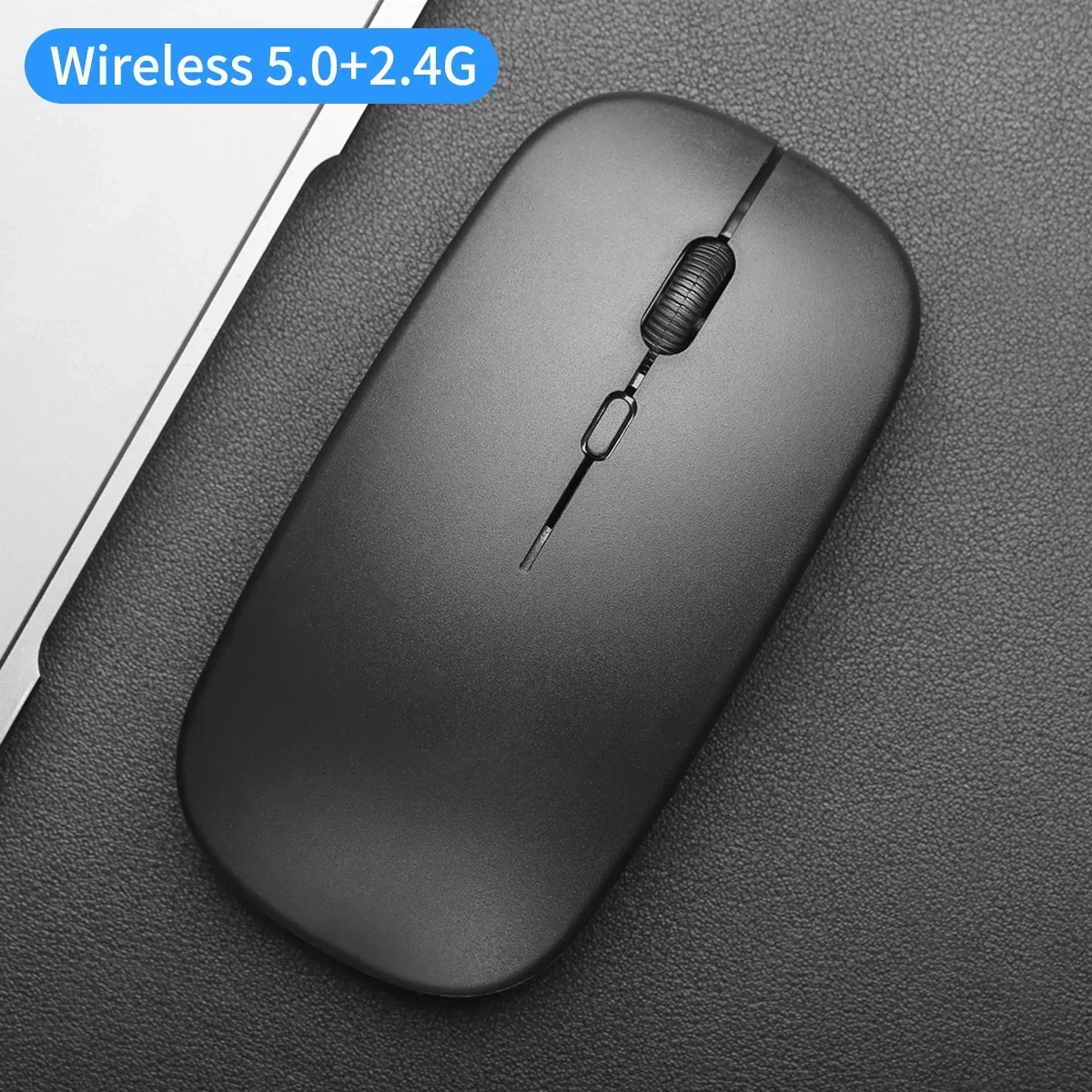 

2.4G Wireless Gaming Mouse Bluetooth-compatible 5.0 Wireless Mouse Ergonomic Battery Mouse For Computer PC Laptop Macbook pad