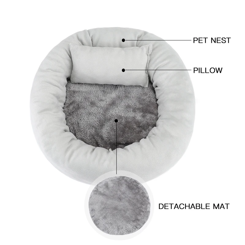 Puppy Bed Pets Products for Dog Small Medium Sofa Accessories Blanket Baskets Pet Supplies Mat Fluffy Cats Bed