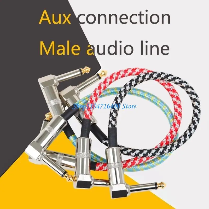y1gd Professional Guitar Patch Pedals Low Noise Good Quality Guitar Patch Cable Black Guitar Effect Pedal Cables