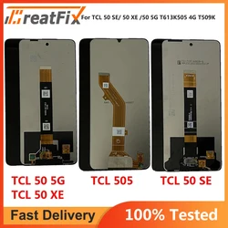 Testowany dla TCL 50 SE 50SE 50 XE TCL 50 5G T613K Wyświetlacz LCD Ekran dotykowy Digitizer Pełny zespół dla TCL 505 4G T509K Części LCD