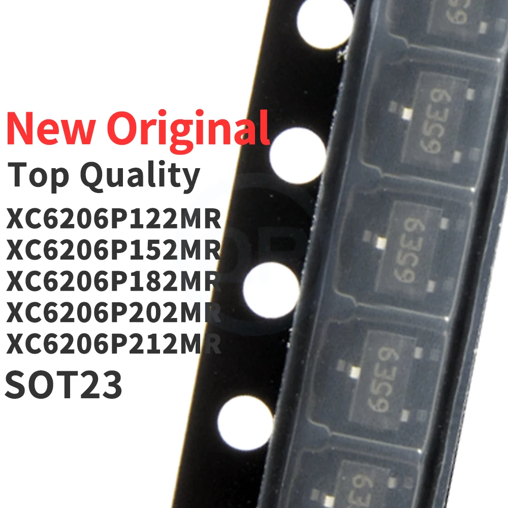 (20 Pieces) XC6206P122MR XC6206P152MR XC6206P182MR XC6206P202MR XC6206P212MR SOT-23 65X 65E 65K 65M 65N New Original