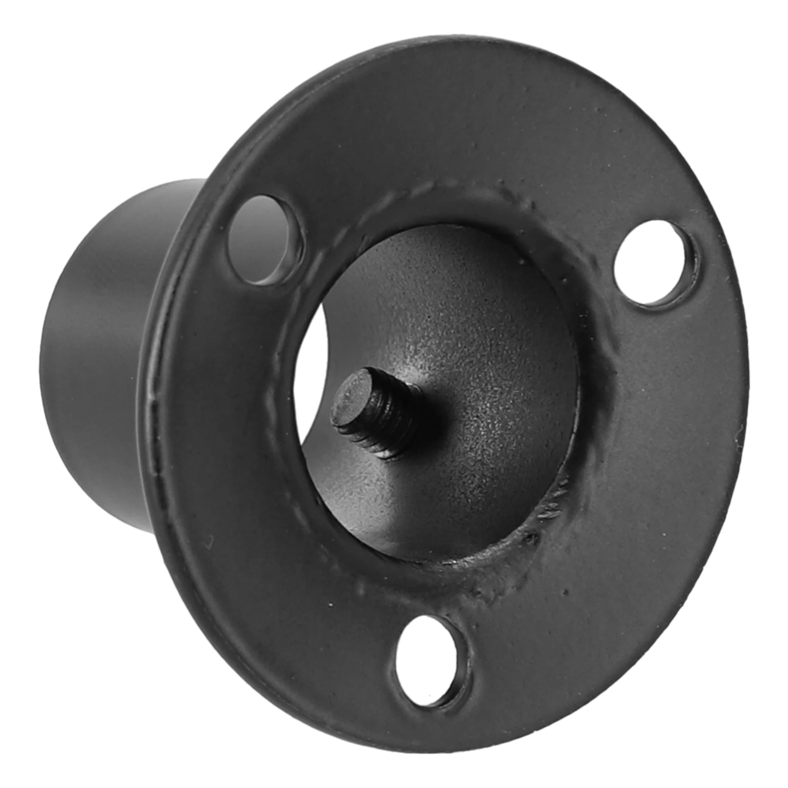 2Pcs/set Stainless Steel Pipe Bracket Tube Support Flange Seat For Wardrobe Hanging Rail Rod Pole Socket End Holders 19mm-32mm
