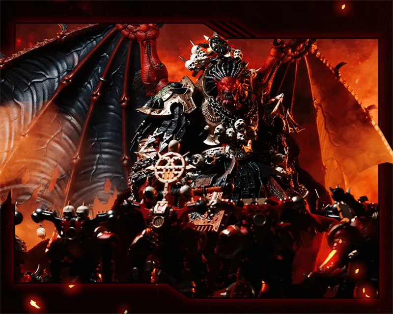 【Only Cloak】JOYTOY ウォーハンマー40K 1/18スケール ワールドイーターズ アングロン デーモン プリマーチ オブ カーン 布製マント スカート アクセサリー モデル