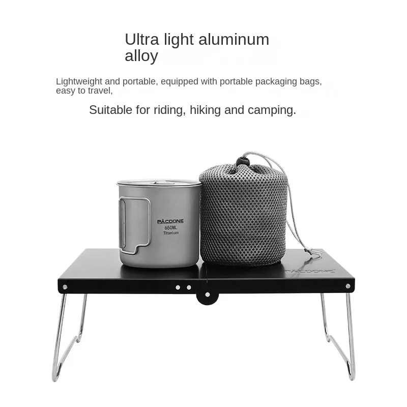 Best Selling Aluminum Camping Desk - Mini Folding Table, Lightweight Tea Tableau, No-Installation Picnic Trestle