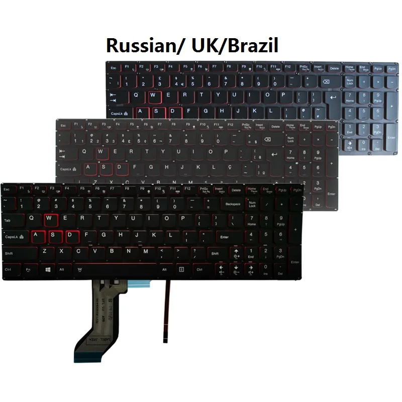 NEW For Lenovo ideapad Y700 Y700-15 Y700-15ISK SN20H54489 Y700-15ACZ Y700-17ISK Y700-15ISE US/UK/Brazil BR laptop keyboard