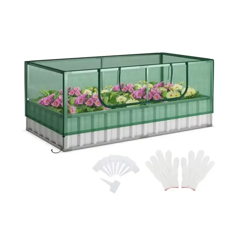 69 Inch Mini Garden Greenhouse Bed for Small Gardens