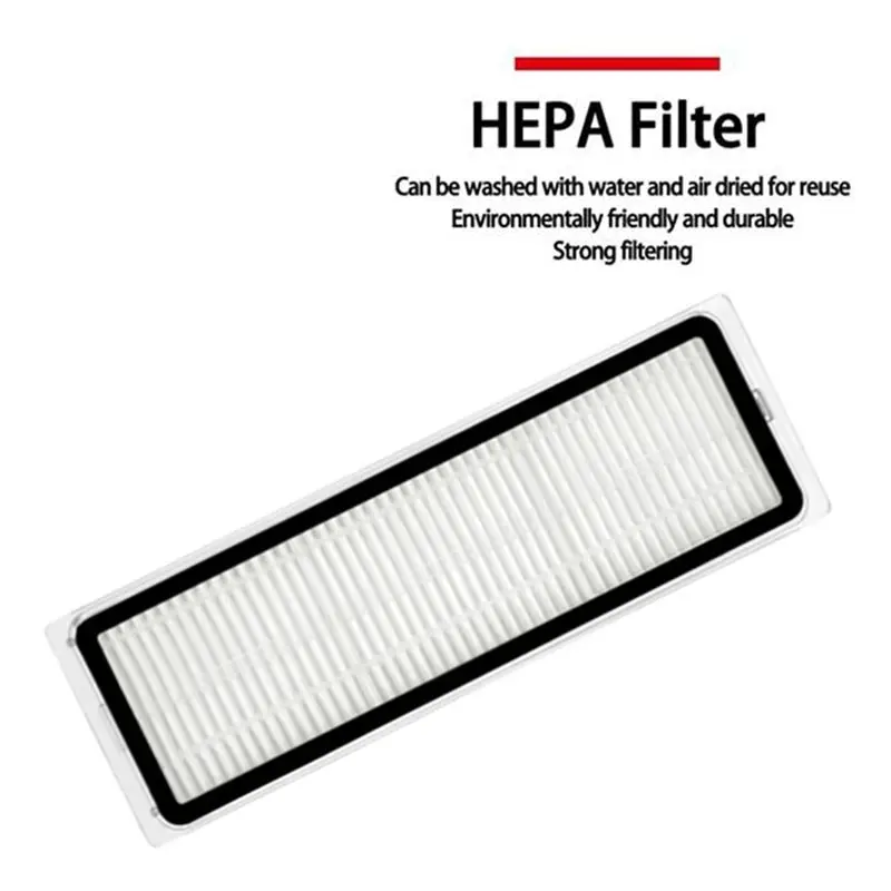 [HOT!A34R】 15PCS Brush Filter Mop Cloth Set Vacuum Replacement Parts Main Brush Side Brush Filter Mop Cloth