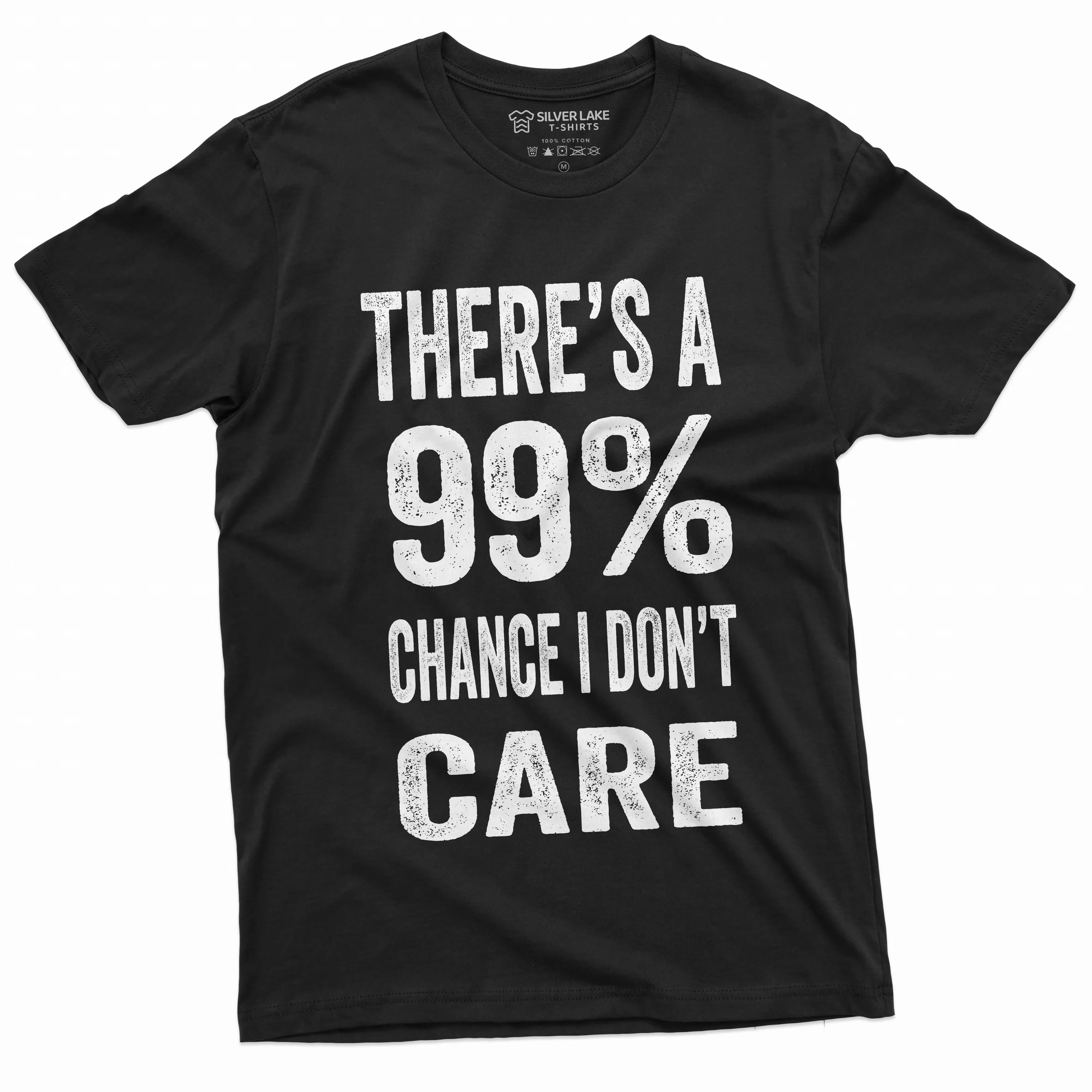 Funny I Don't Care Graphic Tee Men's and Kids Cotton Crew Neck Casual Short Sleeve T-Shirt