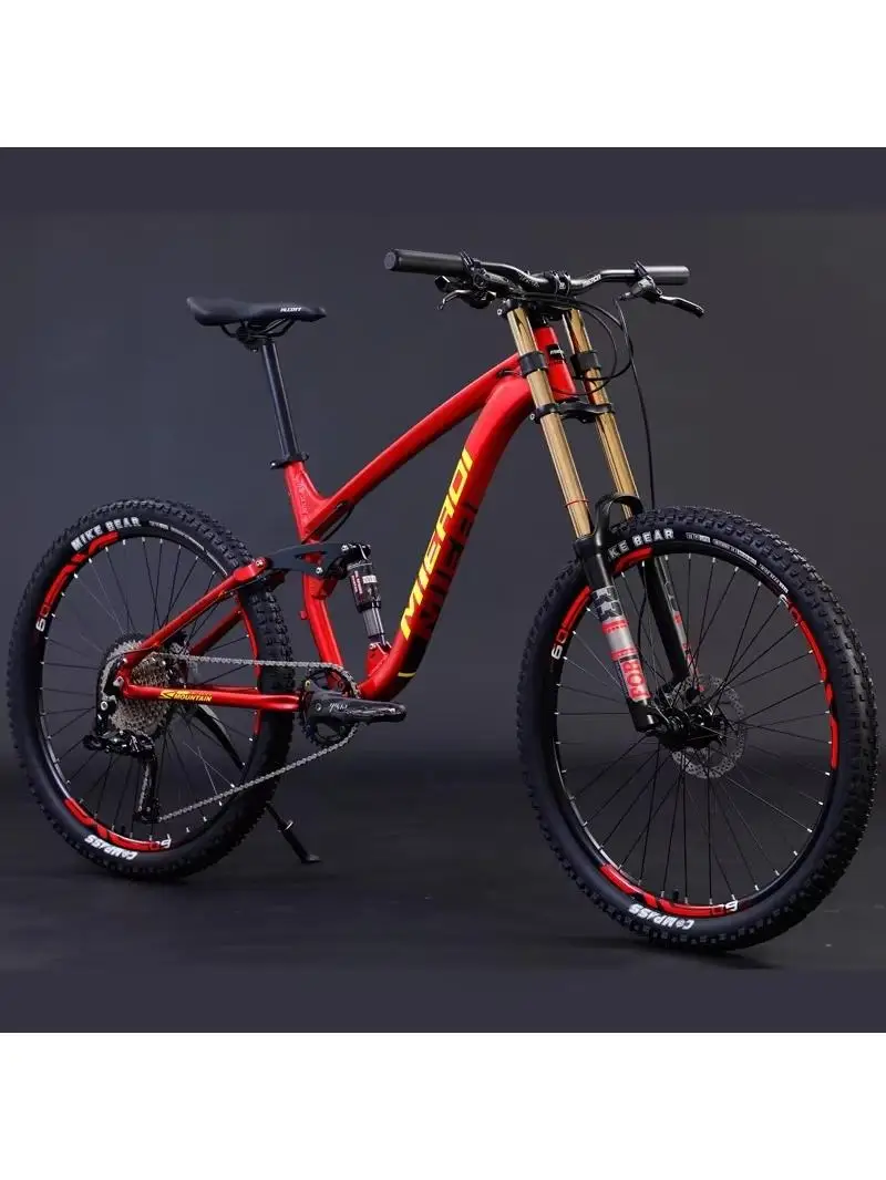 AliExpress 2025 NEW LA Air Pressure Front Fork 26/27.5inch Carbon Fibre Bikes High Configuration Downhill Bicycle Cheap Downhill Cycle