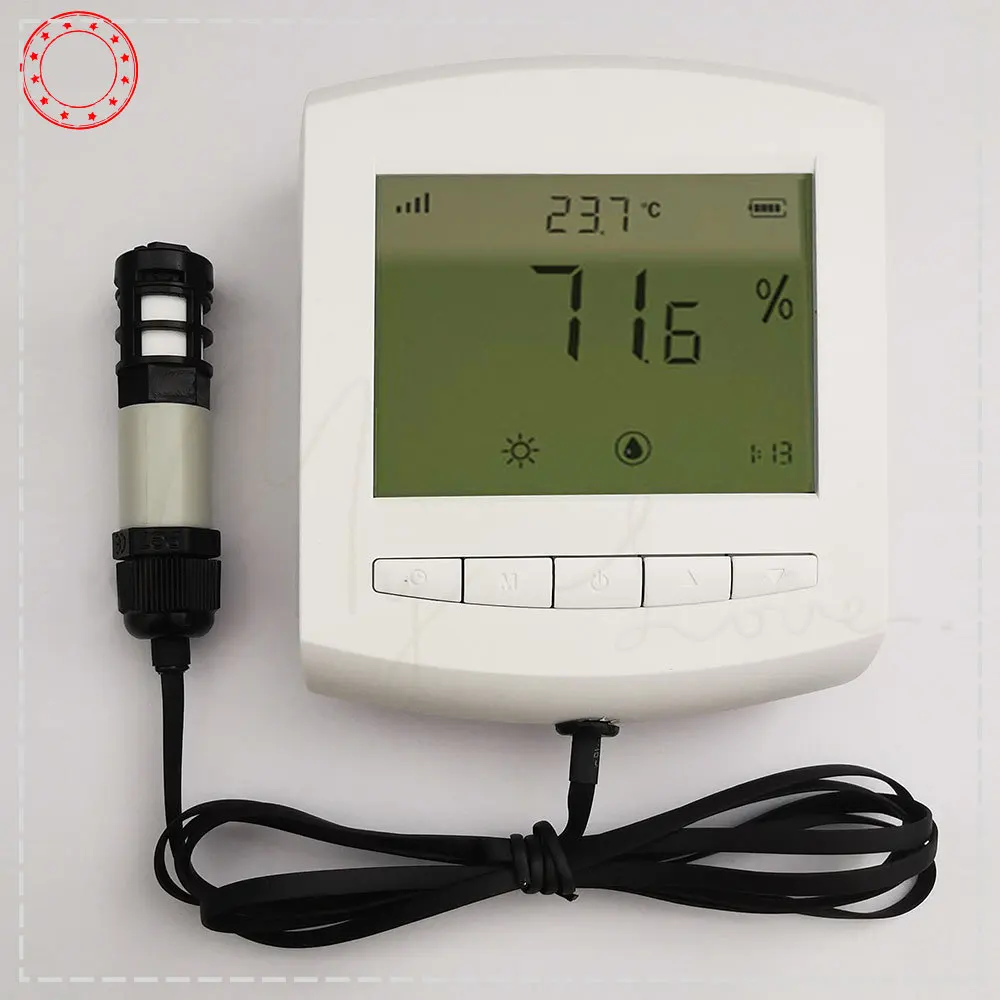 

Refrigerator Smart Digital Display Temperature and Humidity Sensor Transmission Transmitter Battery Powered Wireless Lora