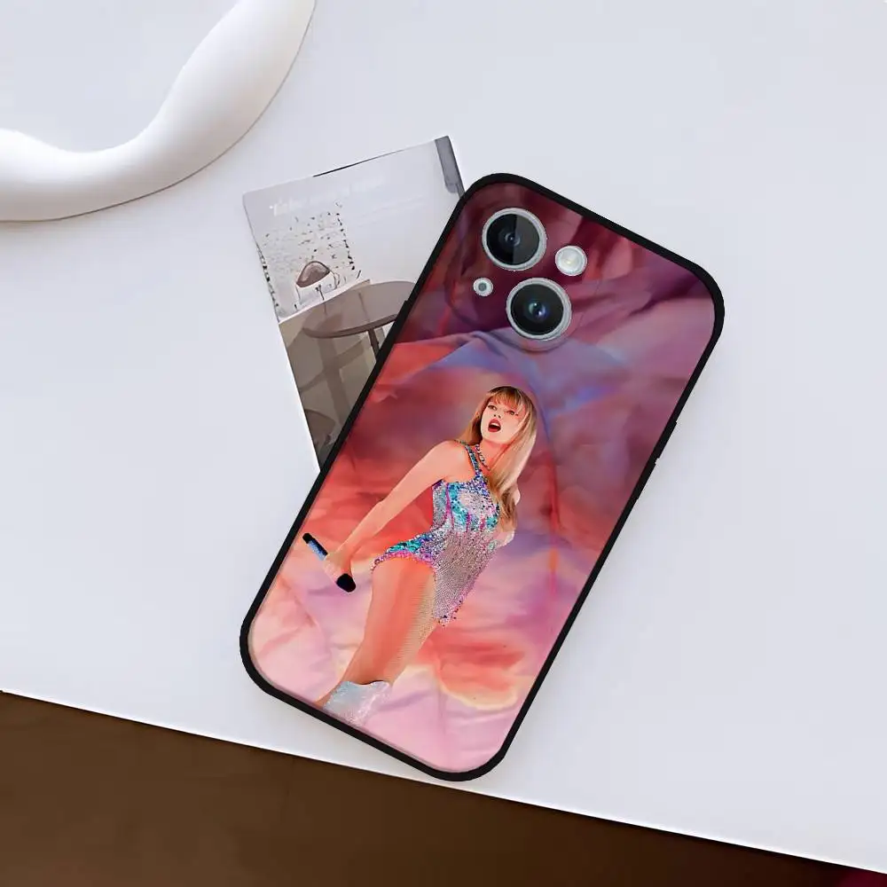 T-Taylor Showgirl S-SwiftS Phone Case Black Phone Case For IPhone 17/16/15/13/14 Pro Max/ 11Plus/X/Xr/Xs Max/12mini view 3