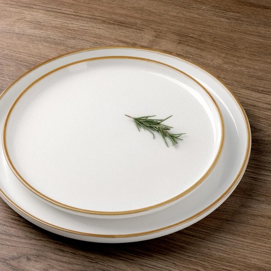 Ceramic Dinnerware Sets for 6 18 Pieces Stoneware Plates and Bowls Sets with Scratch Resistant Dishes Suitable for Dishwasher a