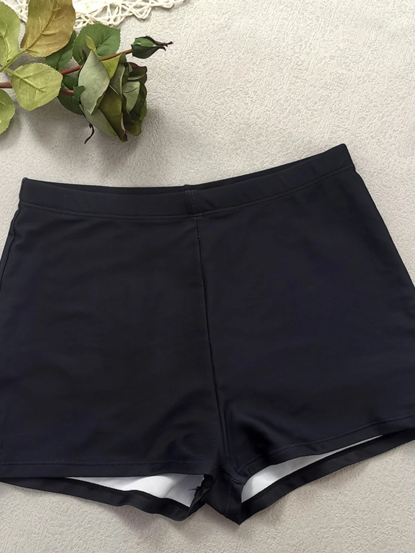 Zestaw bikini z czarną spódniczką w kwiaty w stylu vintage, krótki top z kokardą z przodu, strój kąpielowy damski z wysokim stanem, tankini, 2025