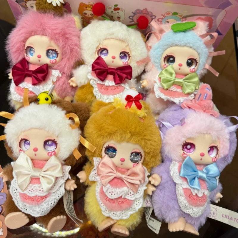 

Dessert Chef Kitten Series Blind Box Mystery Box Vinyl Face Doll Cute Anime Doll Bag Key Chain Pendant Collection Decoration Toy