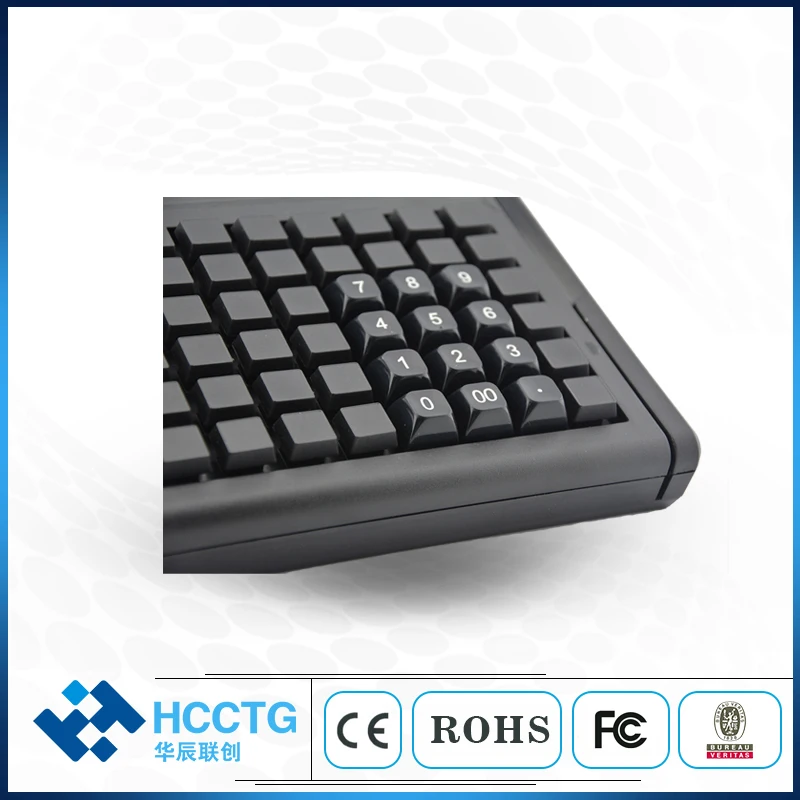 Imagem -05 - Msrprogramming Teclado Pos Membrana ps Usb Kb78m-s Kb78m 78 Chaves