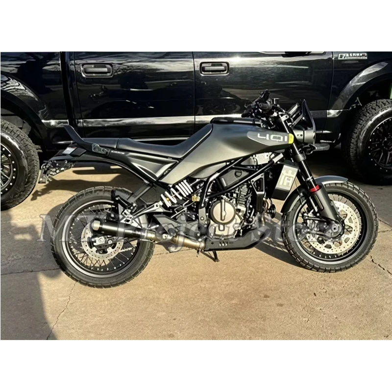 Slip On For Husqvarna SVARTPILEN Vitpilen 401 2024 2025 2026 Motorcycle Exhaust System Espace Middle Link Pipe With Muffler Moto