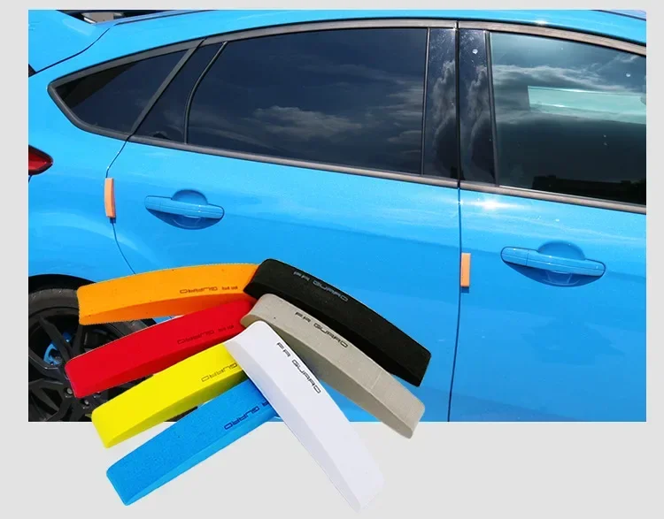 4PCS Car Door Bumper Guard Protector Sticker Anti-Collision Strips Door Edge Guard Protector Anti-Scratch Sticker