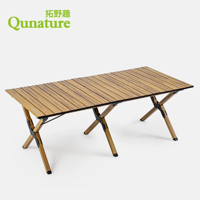 

Qunature Стол для яичного рулета - Складной портативный стол из алюминиевого сплава на открытом воздухе для торгового пикника, приготовления пищи на открытом воздухе, барбекю, снаряжения для кемпинга