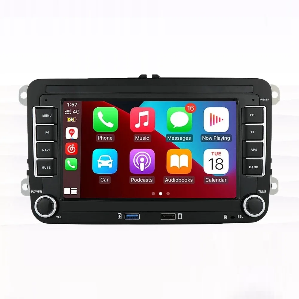 

Car Player 2 Din 7" Autoradio GPS Navigation Wireless Car Radio for VW PASSAT POLO GOLF 5 6 TOURAN TIGUAN SEAT