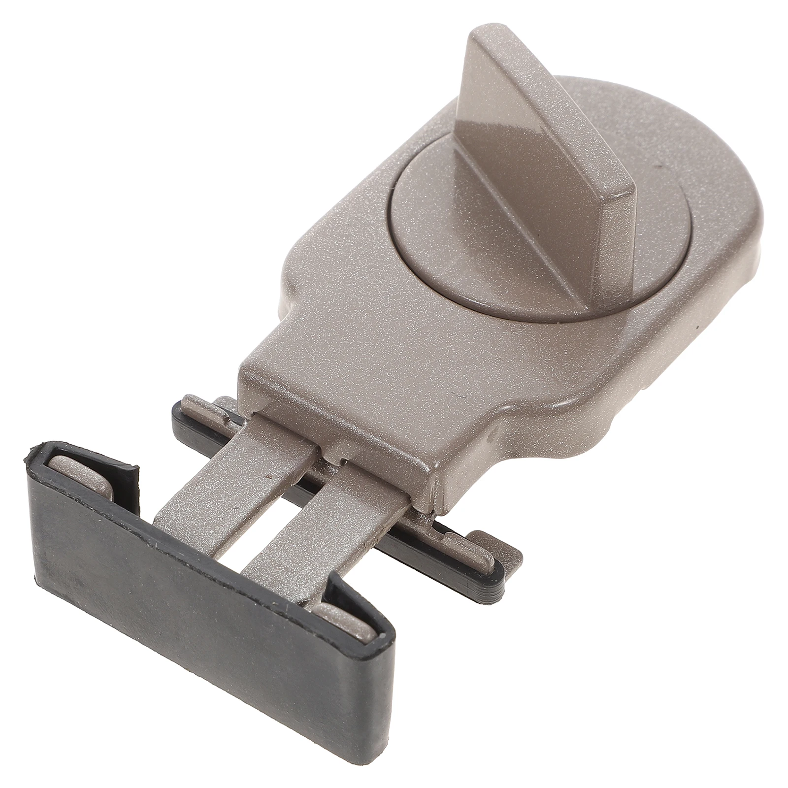

Sliding Window Lock Child Safety Door Glass Brown Non Slip Rubber Pad Durable Metal Craft Security Ventilation Auxiliary Lock