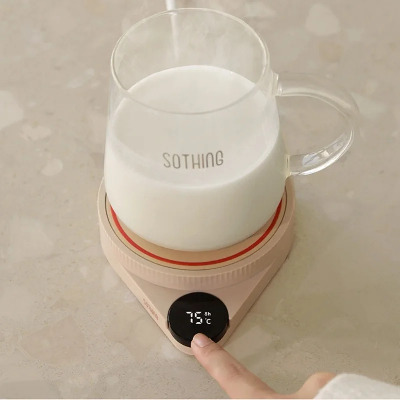 Fast Thermally Conductive Cup Warmer With Thermochromic Technology Safe Heating Base For Water Scented Tea