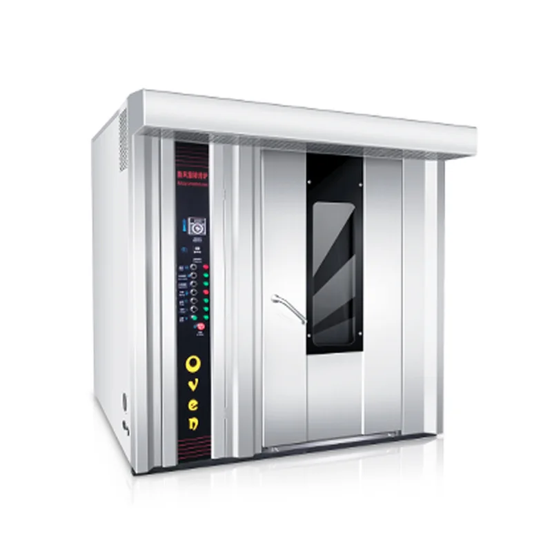 Bread oven, large 16/32/64 plate hot air rotary oven