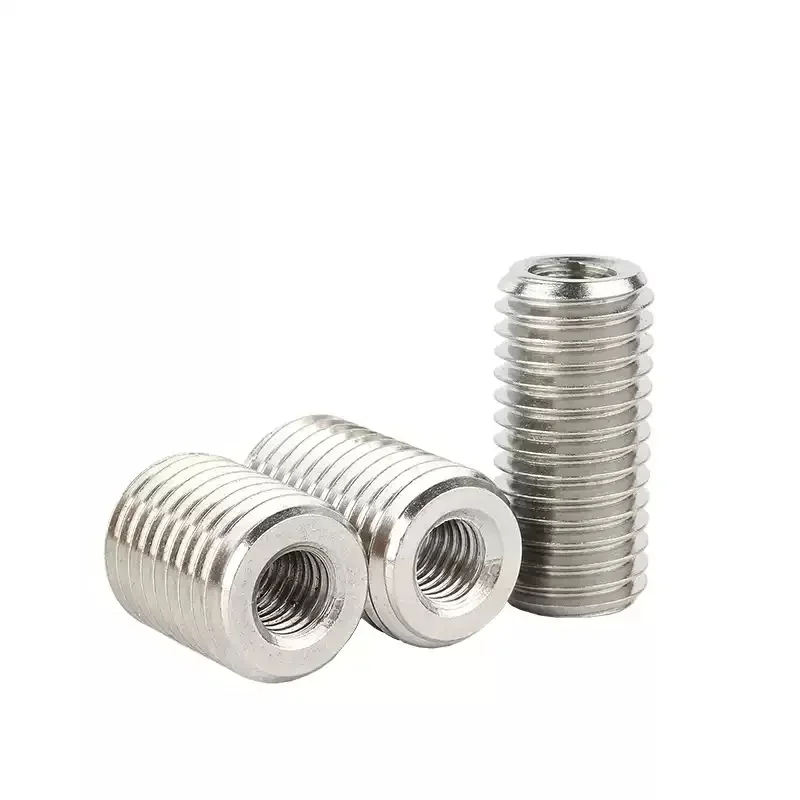 M6 M8 M10 M12 304 Stainless Steel Inside Outside Thread Adapter Screw Nuts Thread Conversion Socket Screw Nut