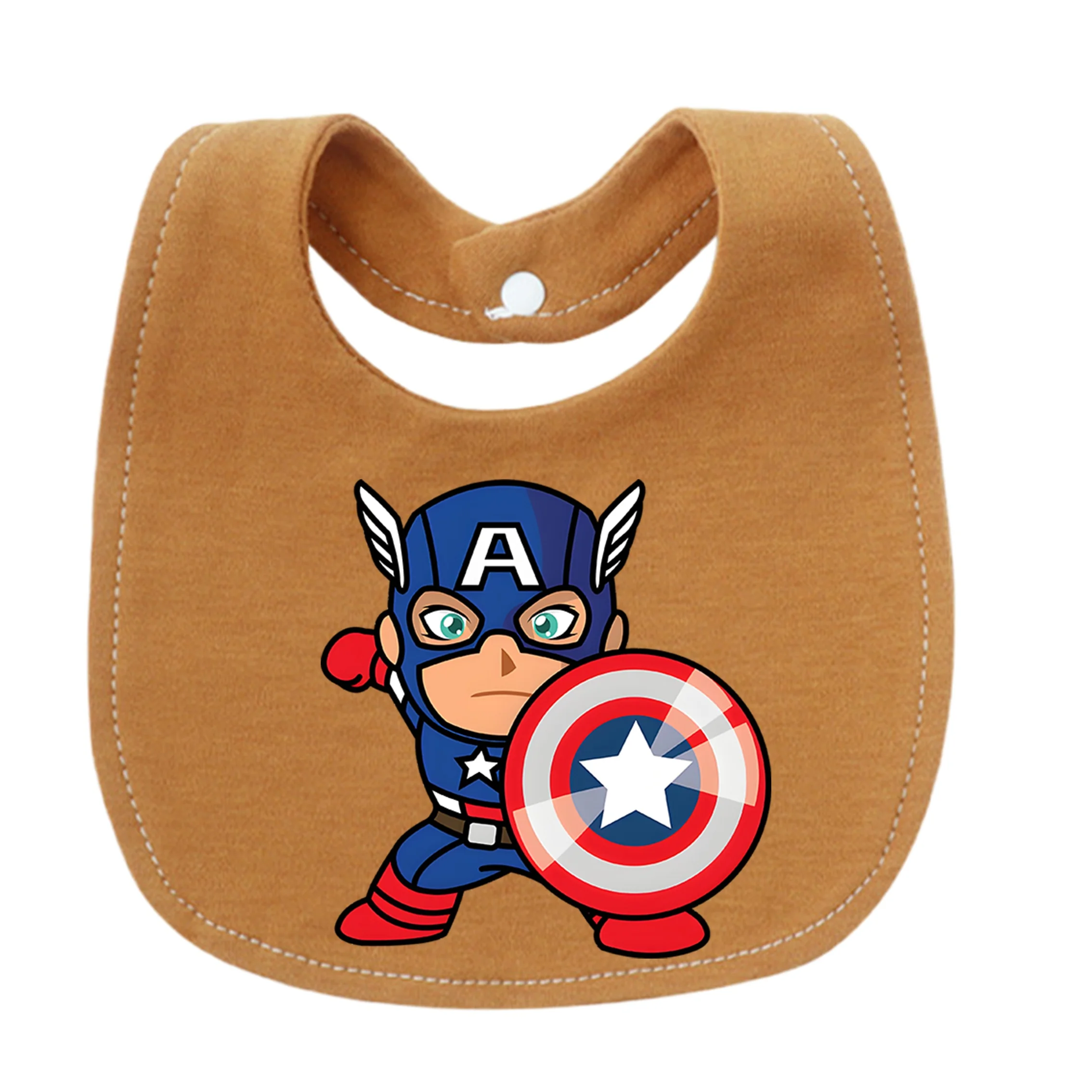 

Baby bib cloth Pure cotton bib for chewing Double-layer anti-bite bib Saliva towel for feeding Cartoon feeding bib