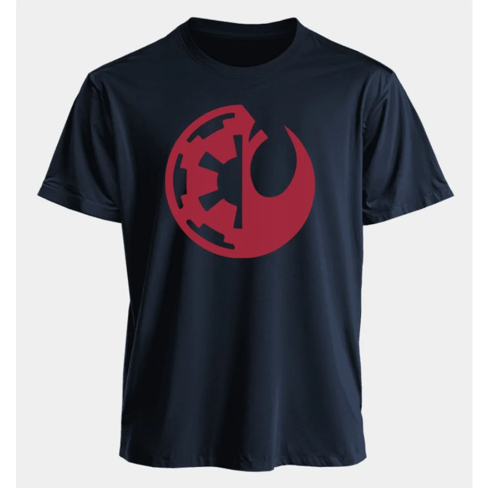 Star Wars Peripheral Print Men's and Women's Crew Neck T-shirt American Summer Sports Loose and Comfortable Short Sleeves