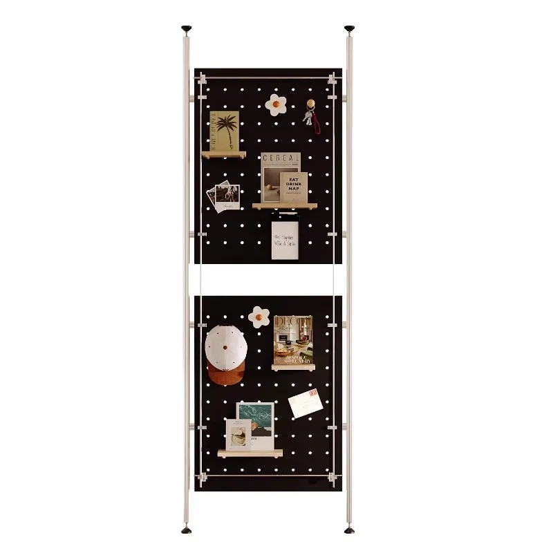 Aluminum profile partition, free of punching, living room display, storage, pendant rack, creative optical axis screen