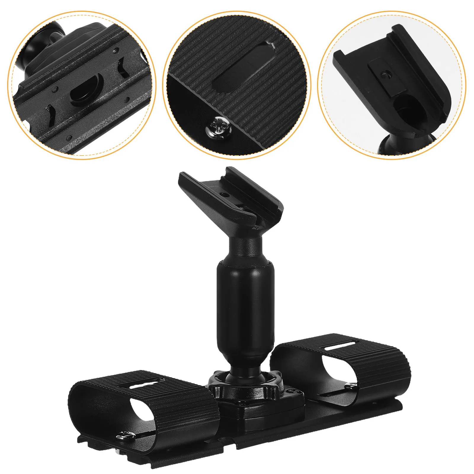 1Set Universal Rearview Mirror Dash Cam Mount Bracket Metal Plastic Stable Shockproof Car Dvr Camera Holder for Vehicle Interior