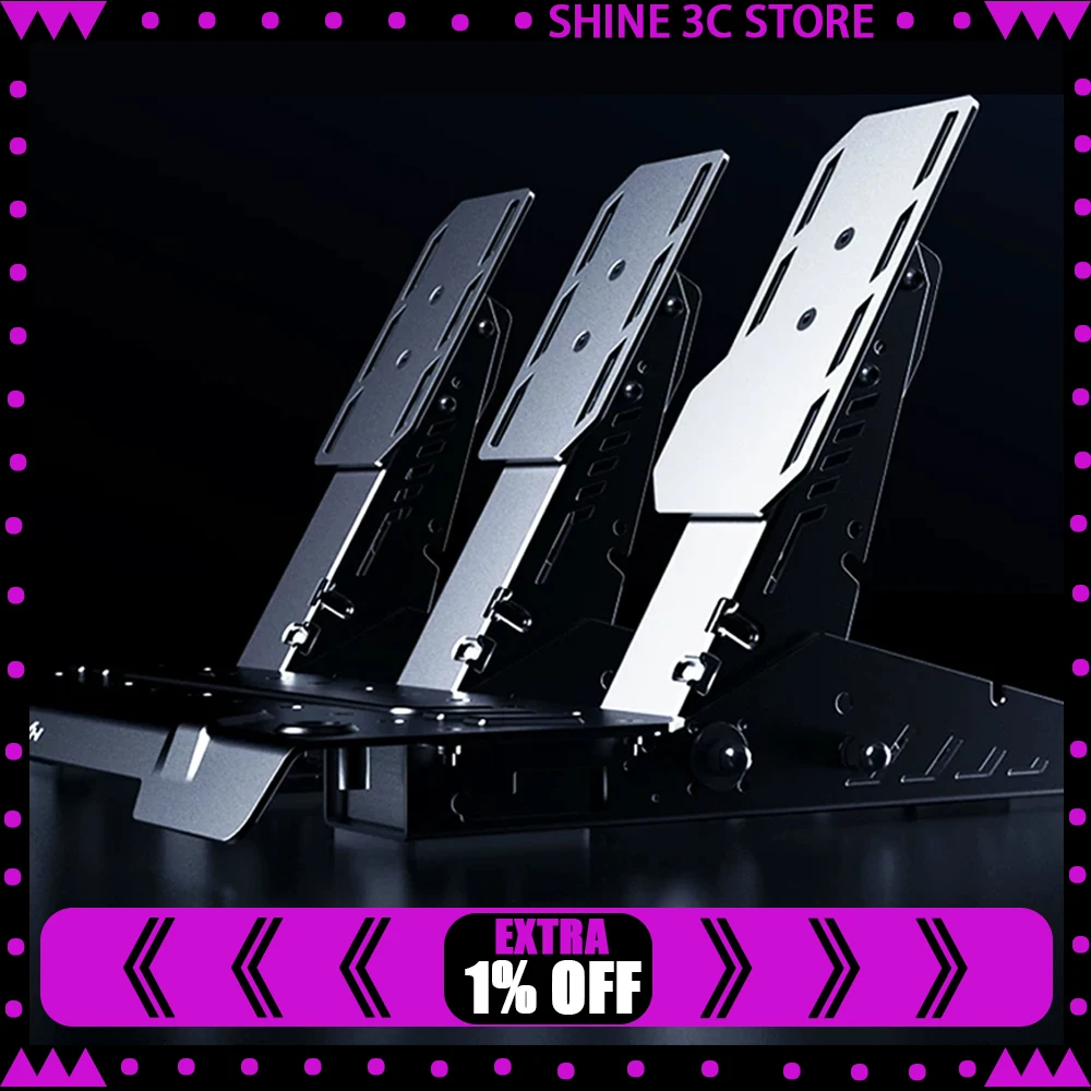 PXN PDHM Sim Racing Pedals Gaming Accelerator Pedals/Brake Pedal/Clutch Pedal Support PC/VD Series/V10 Series/V12DDL/V12DDS/V99