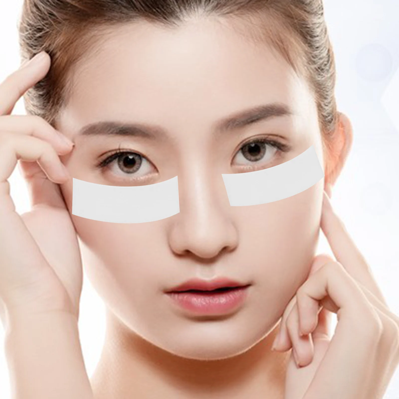 전문 속눈썹 연장 테이프 2롤 속눈썹 접착 통기성 언더 아이 패드 뷰티 메이크업 살롱 용품