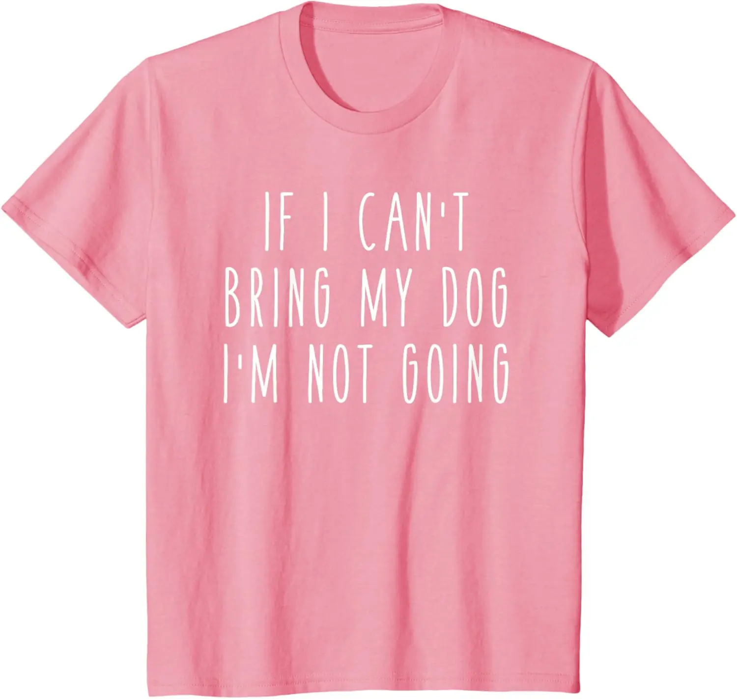 

Футболка с забавным принтом для детей (мальчиков и девочек) с надписью «Если я не могу взять с собой собаку, я не пойду», хлопковая, повседневная, с коротким рукавом