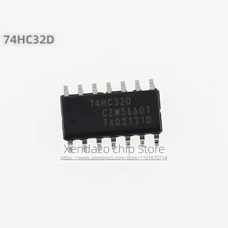 10pcs/lot 74HC32D 74HC32 SOP-14 package Four two input or gate logic chip