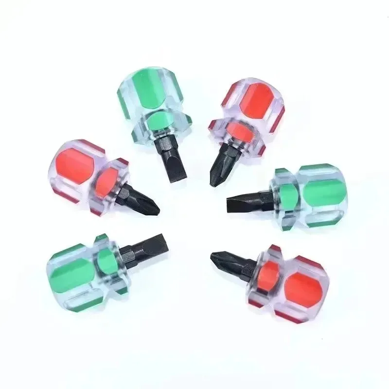 Auto-Reparatur Präzisions-Schraubendreher-Set Mini Tragbarer Radieschenkopf-Schraubendreher Transparenter Griff Handwerkzeug-Set