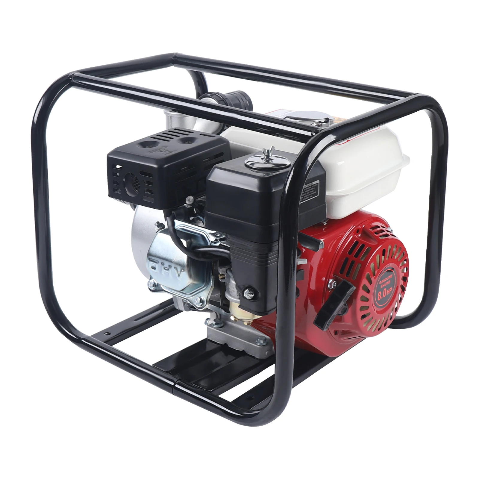 

6.5HP 4-Stroke Water Pump, 210cc Gasoline Engine 3600RPM, 9510GPH Self-Priming Pump, 23ft Suction 92ft Lift, for Farm Irrigation