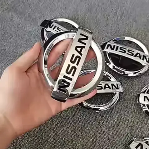 ABS Car Front Cover Emblem Rear Tail Sticker for Nissan Leaf Qashqai X-Trail Kicks Juke Patrol Maxima Murano Altima Teana Versa